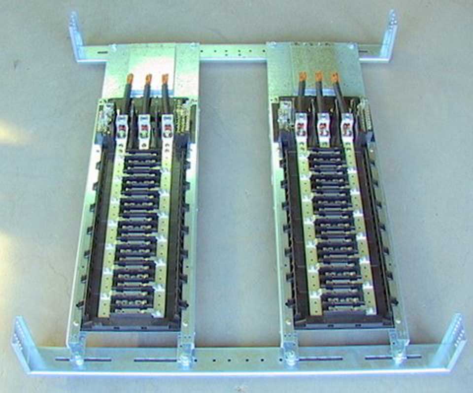 Square-D 240V 3-Phase Breaker Panel Board Cat. No. NQOM442M225