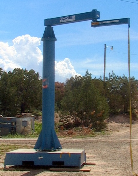 Gorbel AJ-360 Series Freestanding 500 lb Articulating Jib Crane