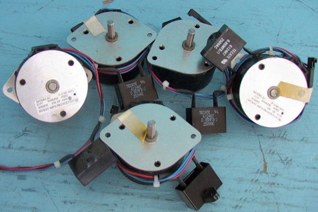 Lot of Five Hurst 3951 Synchronous Motors