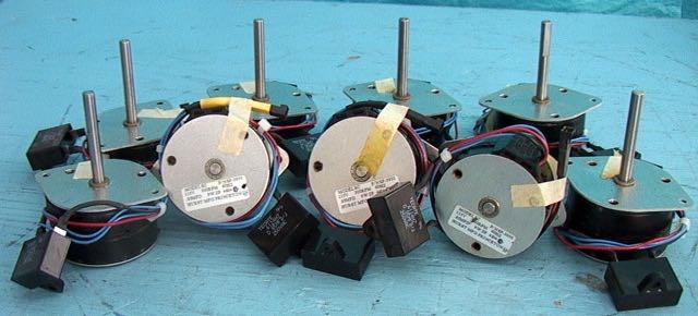 Lot of Nine Hurst 3950 Synchronous Motors