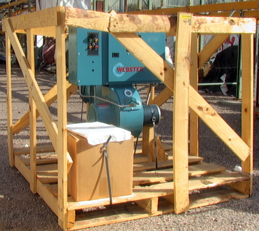 New Webster Cyclonetic JB Series Forced Draft NG 600,000 BTU/hr