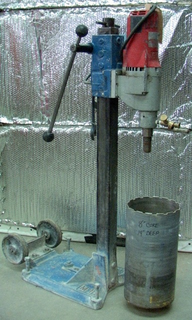 Diamond Products M-1 Anchor Drill Rig with 20 Amp Milwaukee 4096