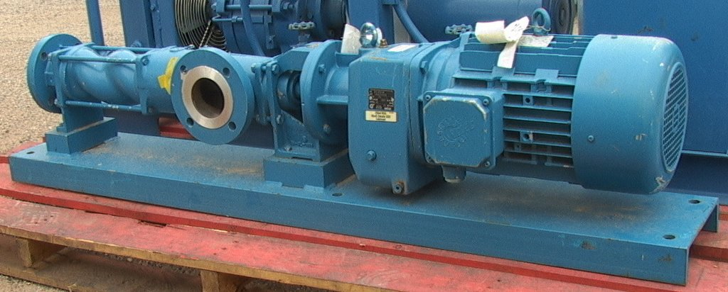 Allweiler Progressive Cavity Eccentric Screw Pump Sz 200 7.5 HP