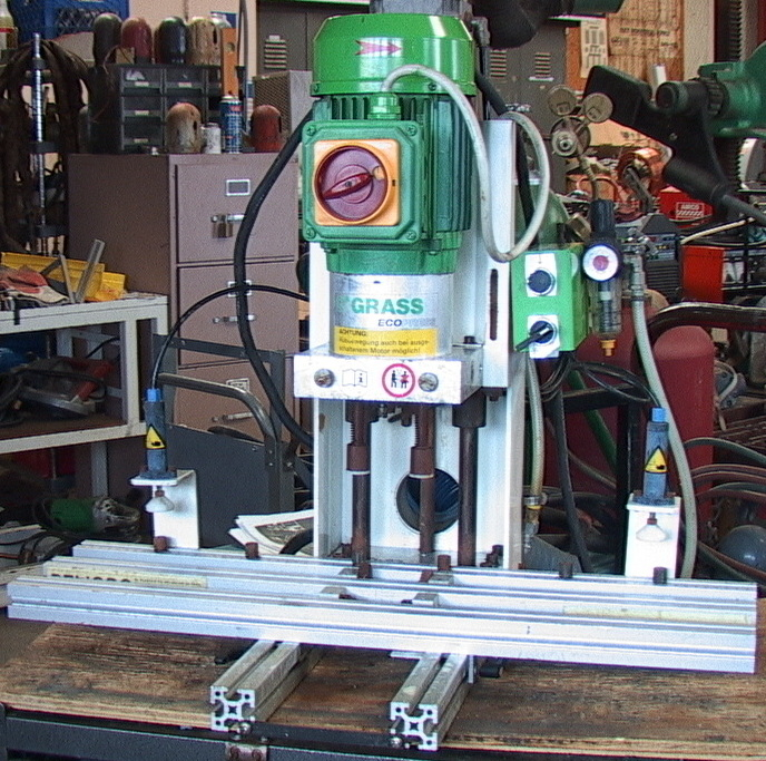 Grass Ecopress Drilling and Insertion Machine w/ Vacuum Hose