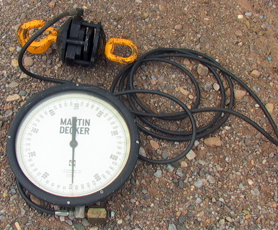 Martin Decker 1000-lb Hydraulic Crane Scale m/n SD12-001