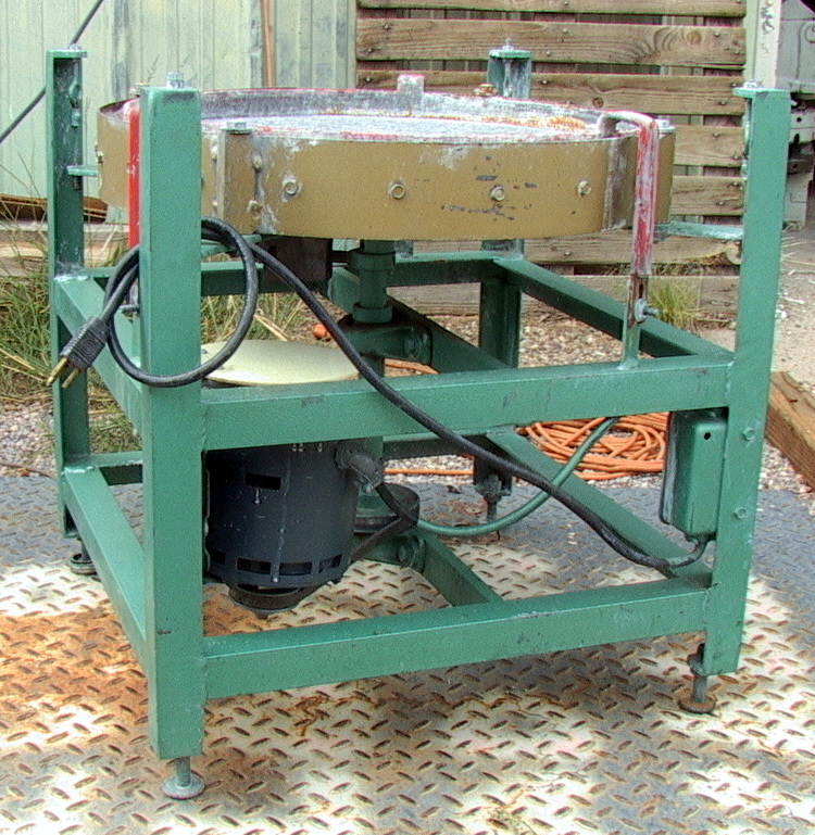 18" Wet Vibrator Shaker Lapping Polishing Finishing Table