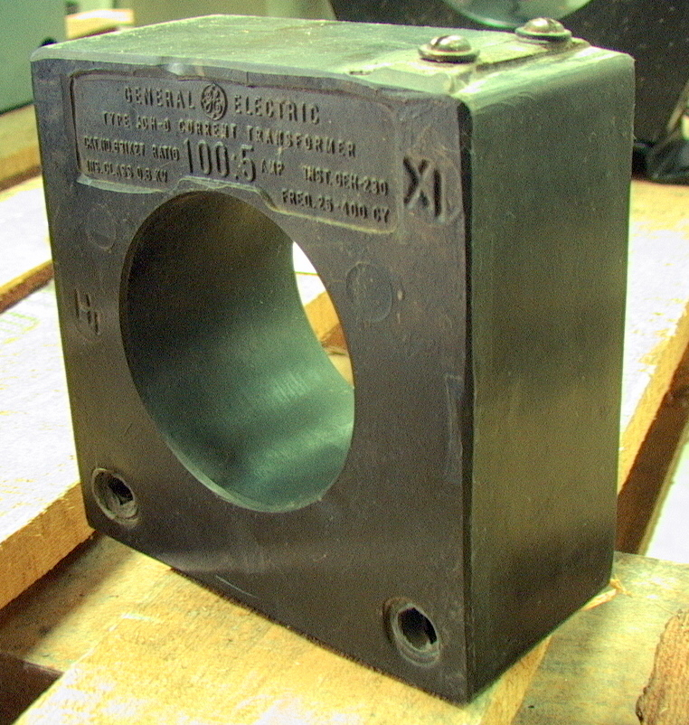 GE Type JCH-0 Current Transformer 100:5 Cat. 631X27 25-400 Hz