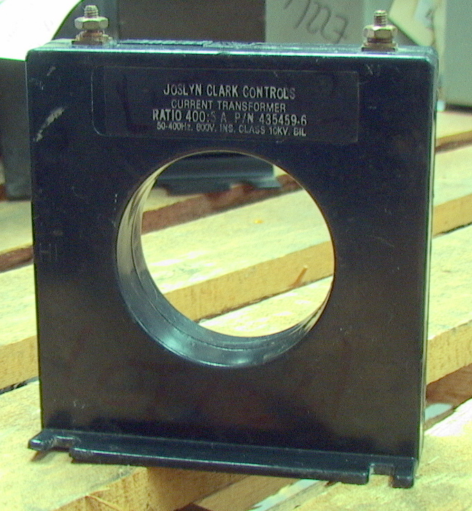 Joslyn Clark Controls Current Transformer p/n 433459-6 400:5