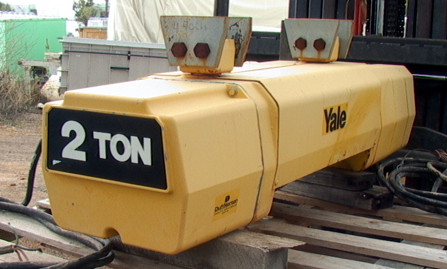 Yale Duff-Norton 2-Ton cable Hoist 460 vac 3-Pole