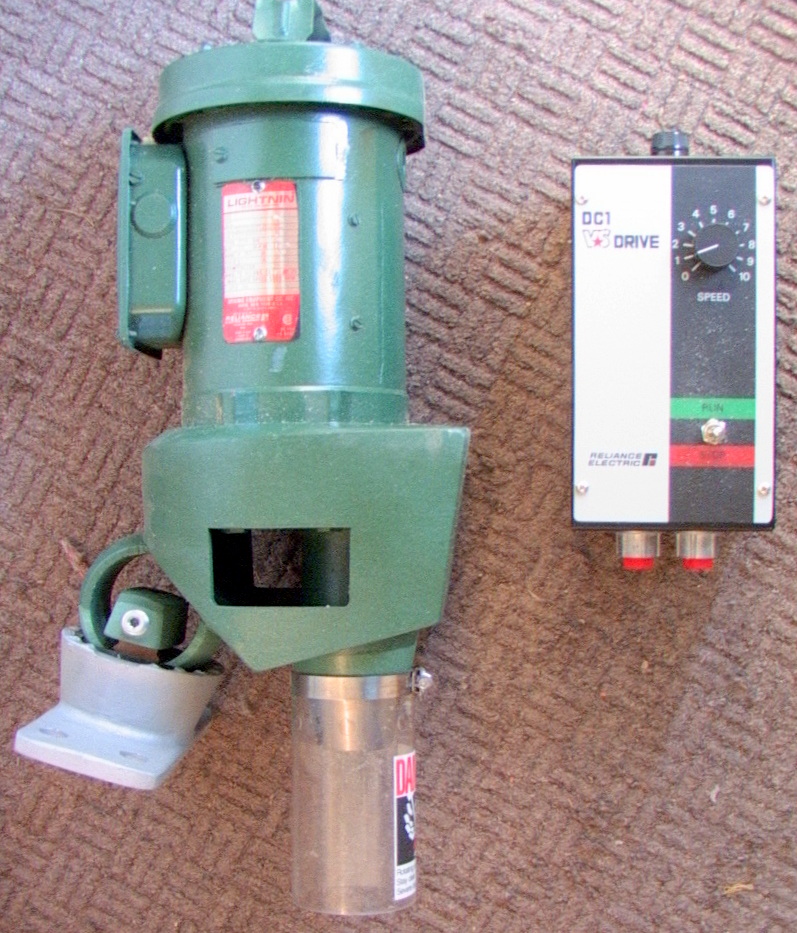Lightnin Model XJ-30SCR Geared Swivel Mount Industrial Mixer
