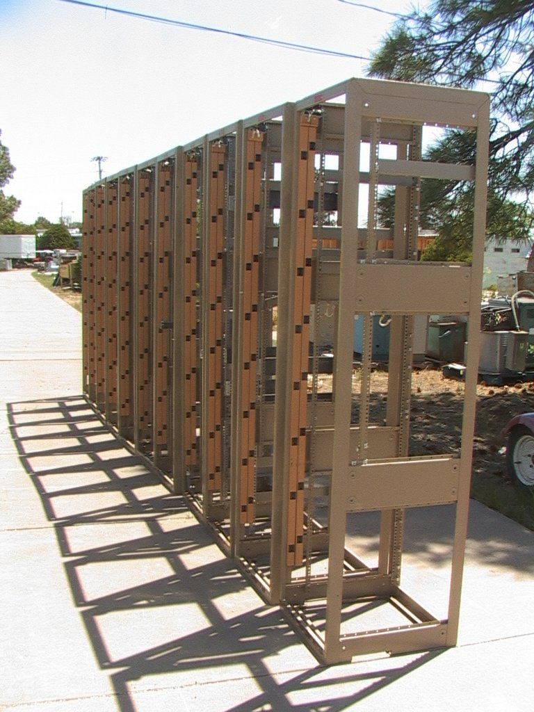 Empty open 19" Server Equipment Racks - Used With Various Par