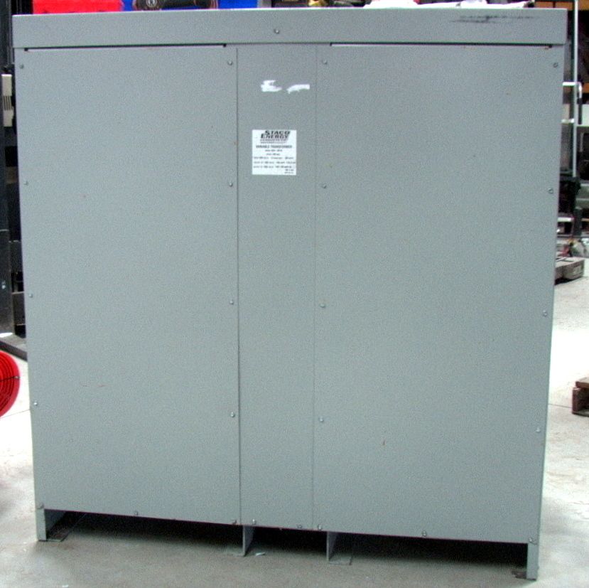 135 KVA 3-phase variac variable transformer 0-560 VAC motorized
