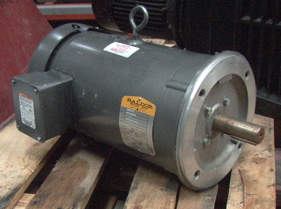 Baldor 7.5 HP 3-Phase 3450 RPM 184TC TEFC C-Face electric motor