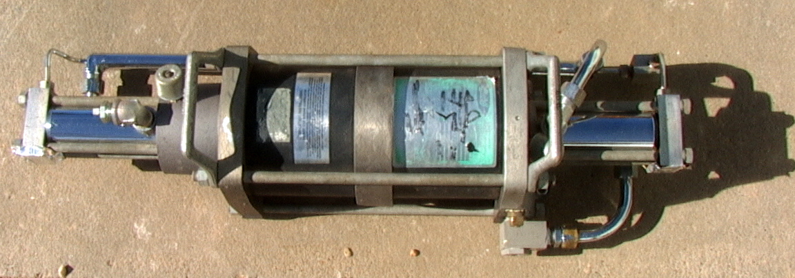 2 Stage Haskel Gas Pressure Booster ATS-152 25,000 PSI