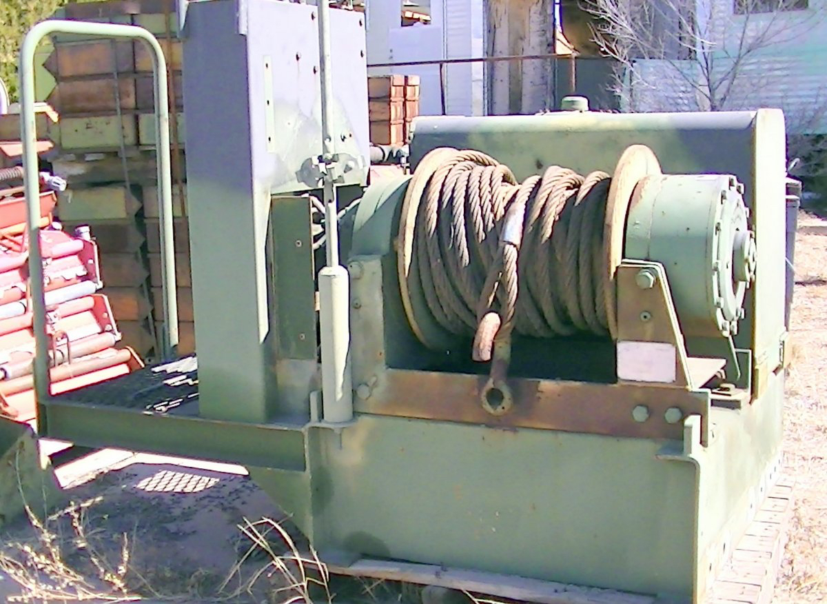 DP 45,000 pound rated 2-speed hydraulic driven winch heavy duty