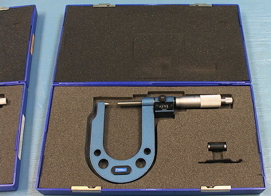 Mechanical Digital Disc Brake Micrometer 0.3 to 1.7"