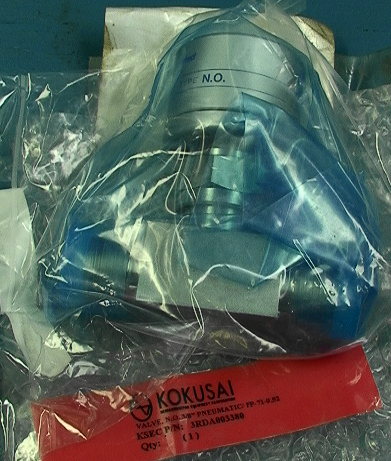 Fujikin Pneumatic Solenoid Bellows Valve NO 3/8" High-Purity