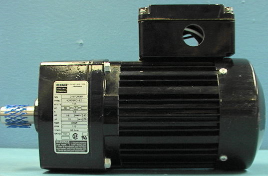 NEW BODINE Gearmotor 115 rpm 68 lb-in 15:1 Ratio 115 VAC 1/6th