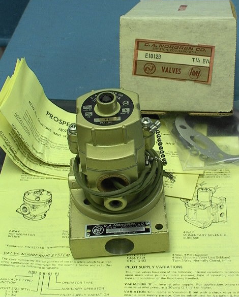Norgren E1012B T14 EV4 Prospector Solenoid Poppet Valve