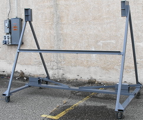 9'x8'x82" Steel A-Frame On Wheels