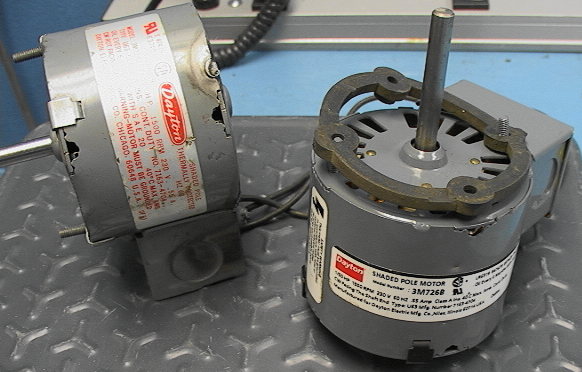 NEW Shaded Pole Motor + Spare Dayton 3M726B 1/50HP 1550 RPM