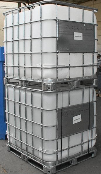 1050 Liter Schutz Non-Metallic Liquid Transport Tank with heavy