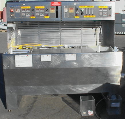 6 foot SCP Global Stainless Steel Wet Sink 3 hot bath, rinse and