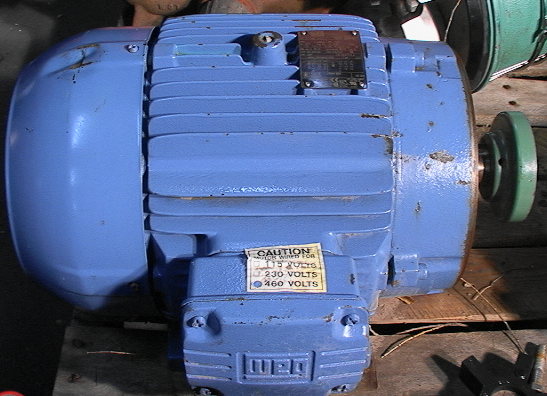 7.5hp weg W21 motor Severe Duty 1765 rpm TEFC 213TC frame