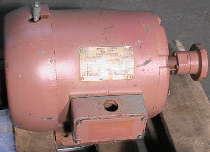 5HP 3520RPM 184T Motor Siemens-Allis 460 Volt 3-Phase