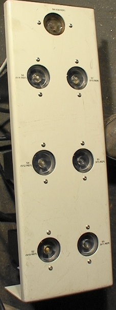 Liquid Flow Switch Panel of 7 Proteus Industries Flow units