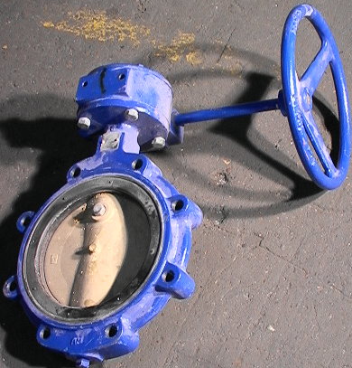 Keystone 8" Butterfly Valve 30:1 ratio gear box