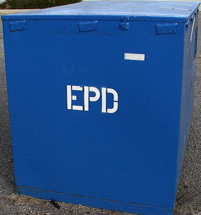 10K# Steel Container with Lid ~6x4x4'