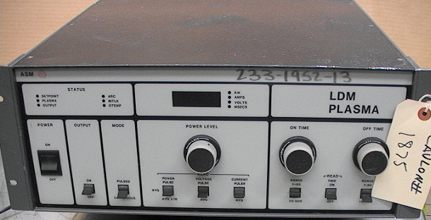 ASM LDM Plasma AE 7509 pulsed bipolar dc rf sputter Power Supply