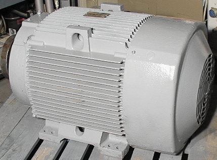GE 100 horsepower TEFC Electric Motor