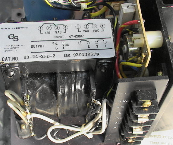 SOLA Power Supply 24 VDC 6A 120/240 Input