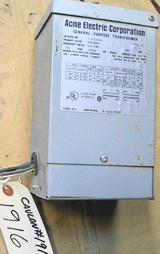 .75KVA ACME Transformer T-2-53009 120x240 to 12x24