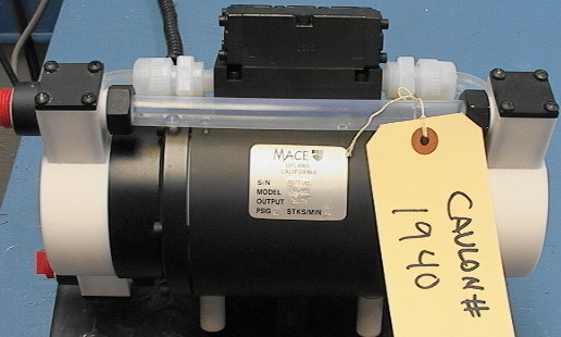 MACE 929-200 20 liter Teflon Diaphram Chemical pump