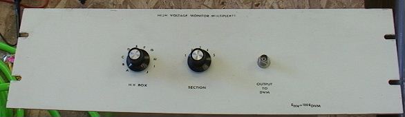 High Voltage Monitor Multiplexer For DVM--100th Power Scaling
