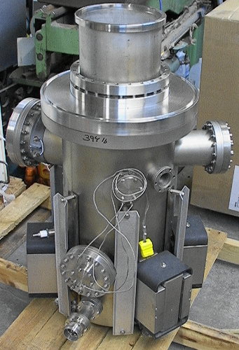 Heated 9-port Varian Ultra High Vacuum Research Chamber with