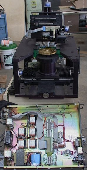 8-Axis motorized precision stage assembly with 5 stepper motor