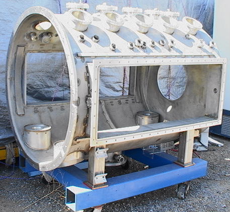 Highly Ported Large 77 cubic foot As-New Stainless Steel Vacuum