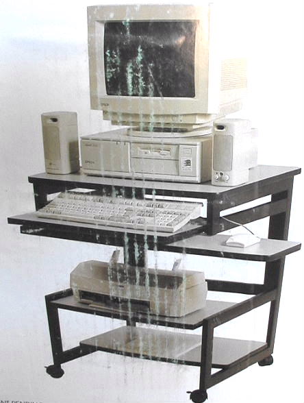 NEW In Box Four-Level Mobile Computer Cart Model L101