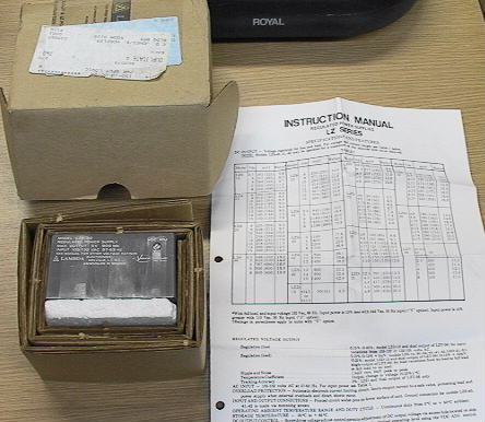 NIB Lambda LZS-30 Regulated DC Power Supply 5 Volts 900 MA.
