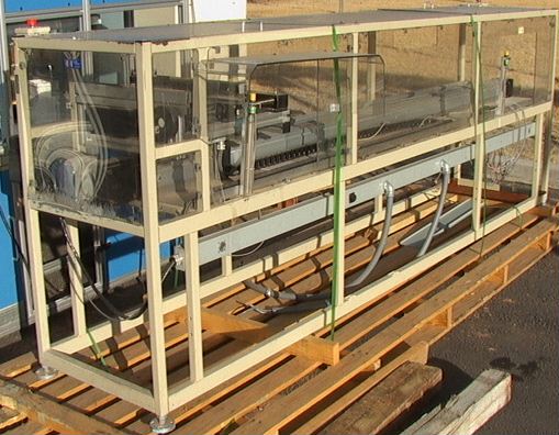 UMSCO 10' linear transport rod-less cylinder system with sec
