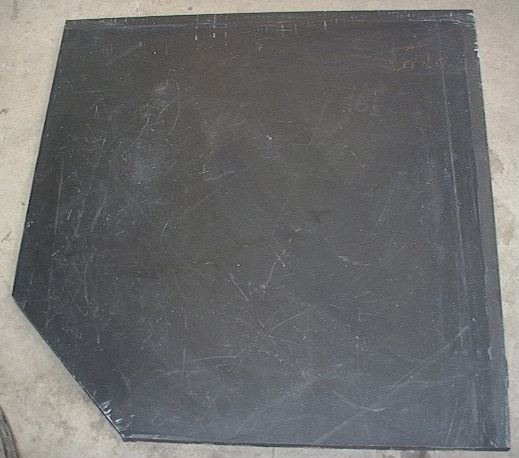Epoxy Work Surface Kemresin Black 33x33x1 78#