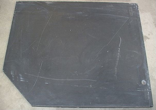 Black 40x33x1" 94# Phenolic Resin Bakelite WS