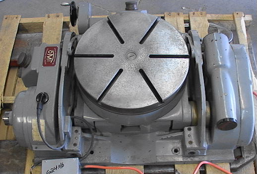 Optical rotary table 16" precision with illuminated reticule eye