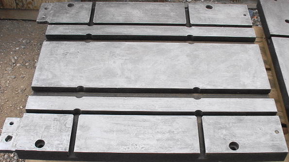 Large 2" thick T-Slot Steel work plate ~36 by 30"