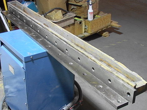 Set of New 6' Shear Blades ~74.5 by 2.85 by .75" Mounting holes