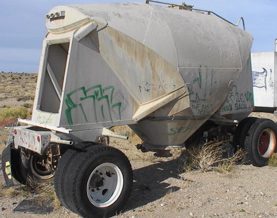 47,500 pound BUTLER PD Pneumatic Load Trailer Aluminum Bulk Mat